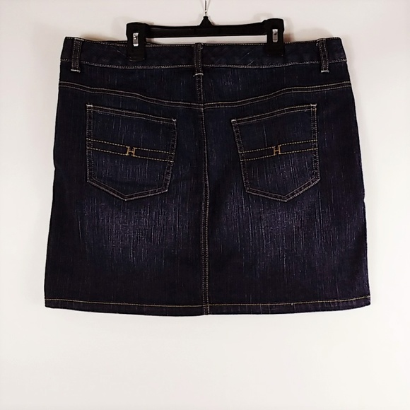 Tommy Hilfiger Size 12 Womens Blue Denim Skirt - Picture 2 of 8